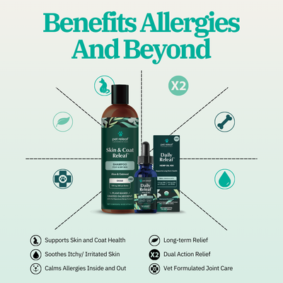 Allergies Bundle: Natural Support for Your Pet’s Skin and Coat