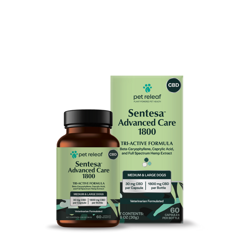 SENTESA Advanced Care 1800mg Tri-Active Formula CBD Capsules