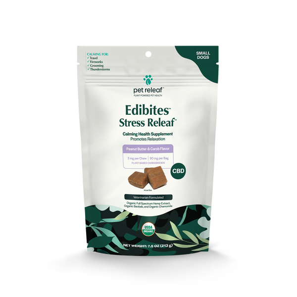 Stress Releaf CBD Edibites For Dogs – Peanut Butter