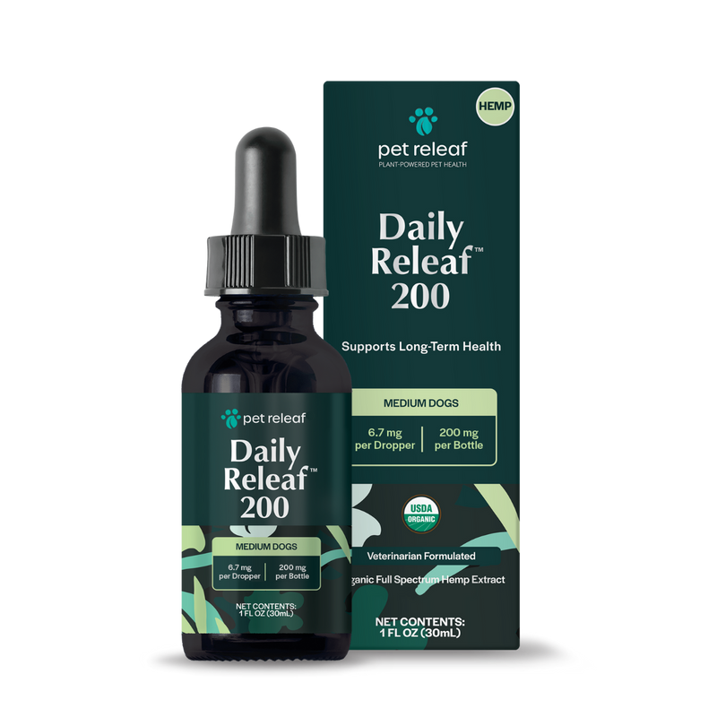 USDA Organic Daily Releaf Hemp Oil for Pets