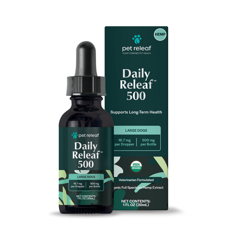 USDA Organic Daily Releaf Hemp Oil for Pets