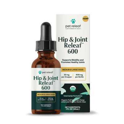 USDA Organic Hip & Joint Releaf Hemp Oil for Pets