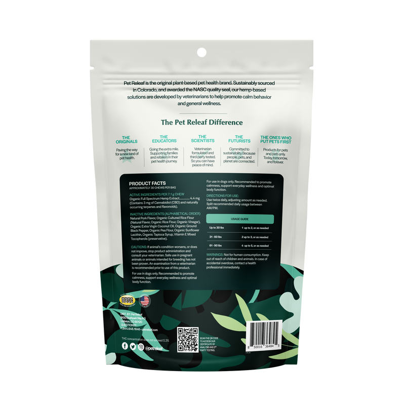 Stress Releaf CBD Edibites For Dogs – Bacon